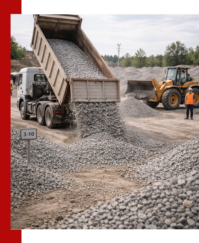 Гранитный щебень фракции 3–10: доставка и продажа в Куйбышеве