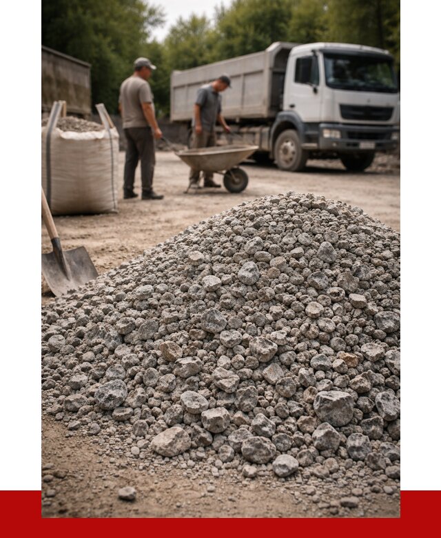 Гранитный щебень фракция 20-40 в Куйбышеве от 3318 руб. ПРОНЕРУДКбш