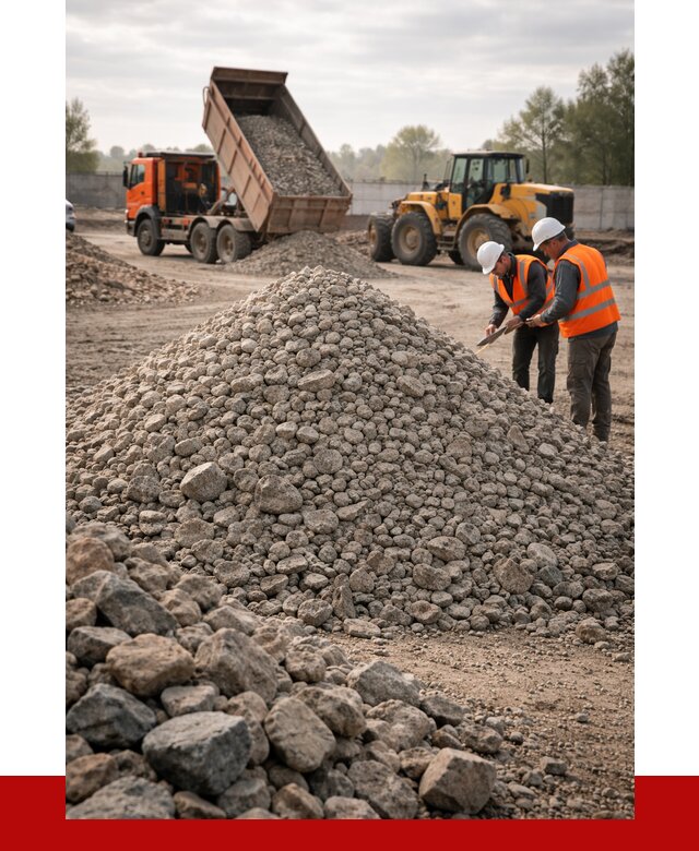 Гранитный щебень фракция 40-70 в Куйбышеве от 2592 руб ПРОНЕРУДКбш