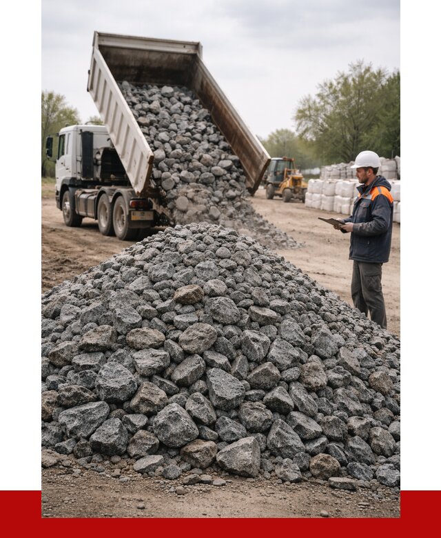 Гранитный щебень фракция 100-200 в Куйбышеве от 4355 р. ПРОНЕРУДКбш