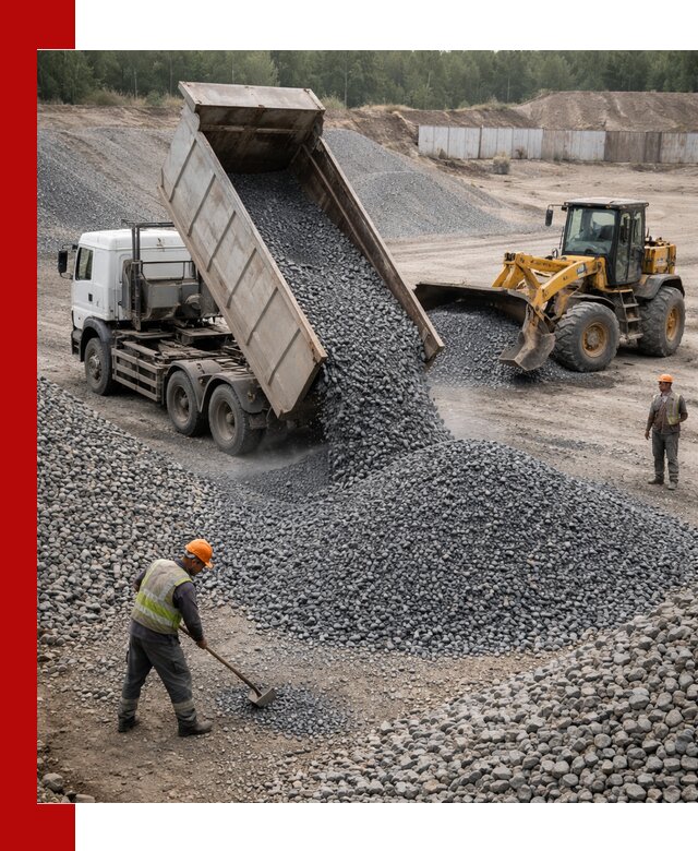 Щебень габбро-диабаз фр. 5-20 с доставкой в Куйбышеве