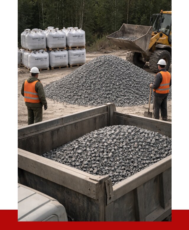 Щебень габбро диабаз 20-40 в Куйбышеве от 3525 руб. | ПРОНЕРУДКбш