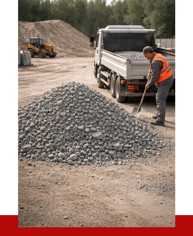 Гравийный щебень фракция 5-10 в Куйбышеве от 2281 р. | ПРОНЕРУДКбш