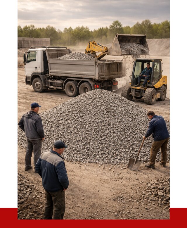 Гравийный щебень фракция 5-20 в Куйбышеве от 2489 р. ПРОНЕРУДКбш