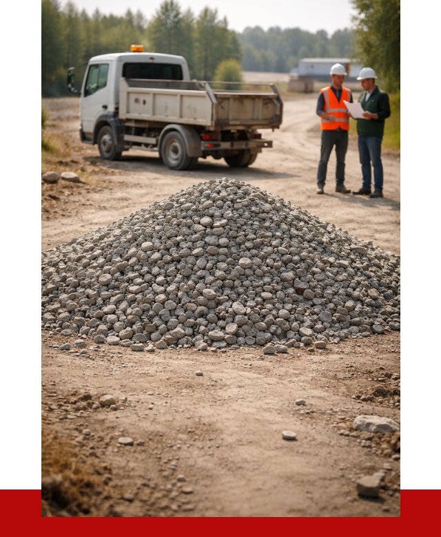 Гравийный щебень фракция 20-40 в Куйбышеве от 1244 р. | ПРОНЕРУДКбш