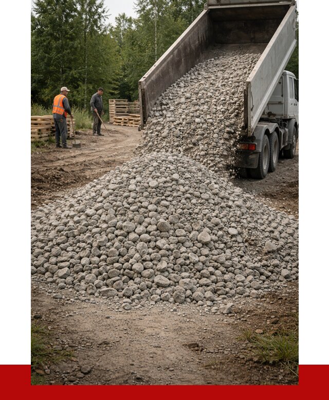 гравийный щебень фракция 70-120 в Куйбышеве от 2540 р. ПРОНЕРУДКбш