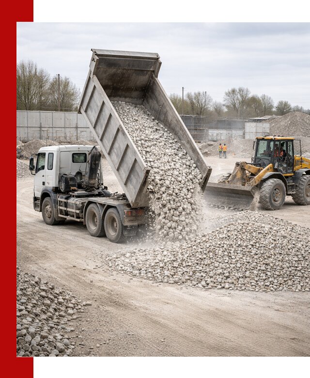 Доставка и продажа известнякового щебня в Куйбышеве