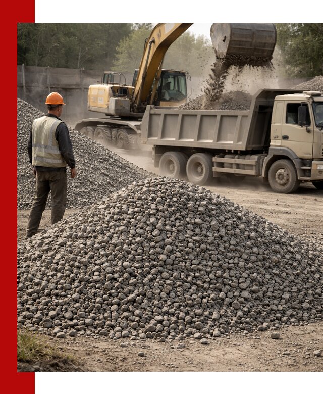 Шлаковый щебень фракция 5-20 с доставкой в Куйбышеве