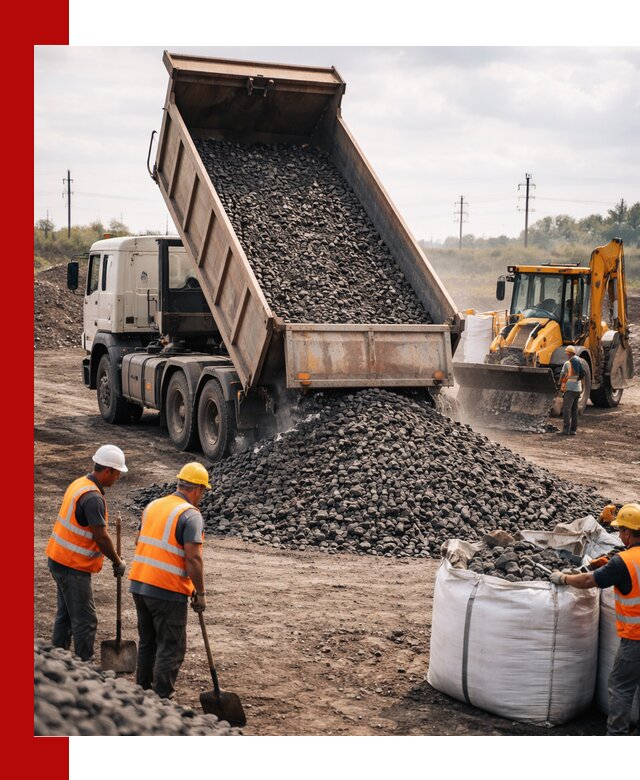 Шлаковый щебень фракция 40-70 с доставкой в Куйбышеве