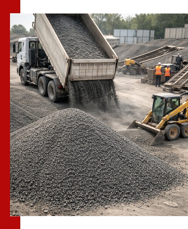 Вторичный щебень фракция 0–5 с доставкой в Куйбышеве