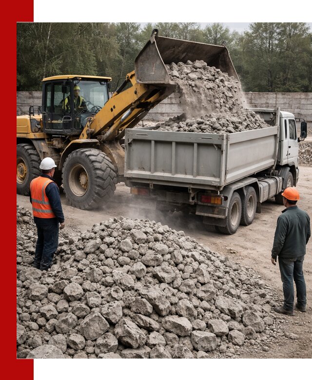 Вторичный щебень фракция 70–150 в Куйбышеве с доставкой