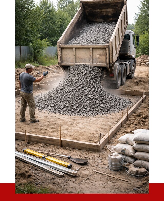 Купить щебень для фундамента в Куйбышеве от 4666 р. | ПРОНЕРУДКбш