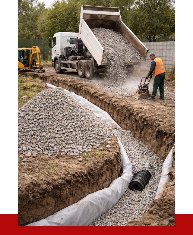 Щебень для дренажа в Куйбышеве от 1918 р., ПРОНЕРУДКбш доставка