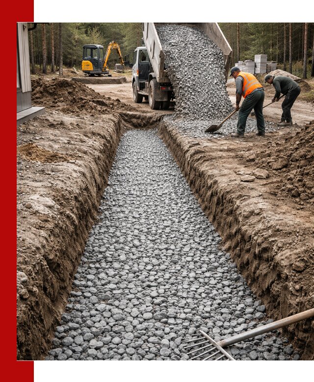 Щебень для дренажа с доставкой в Куйбышеве высокого качества