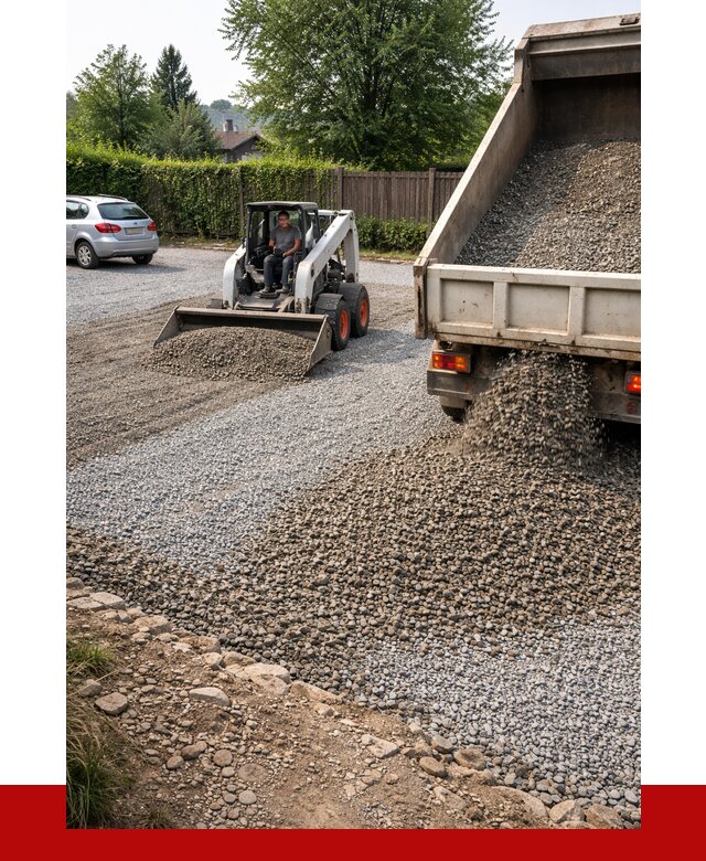 Щебень для парковки в Куйбышеве с доставкой от 1244 р.| ПРОНЕРУДКбш