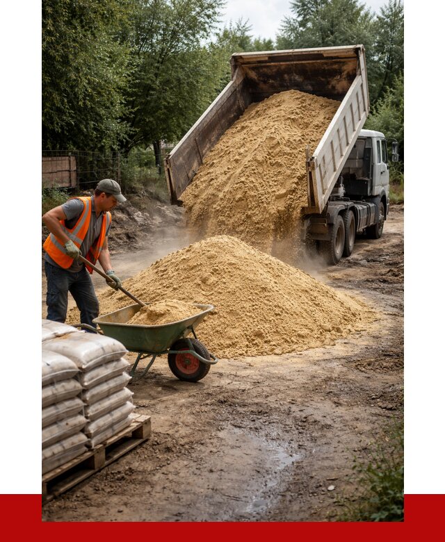 Купить песок с доставкой в Куйбышеве от 1866 р. | ПРОНЕРУДКбш
