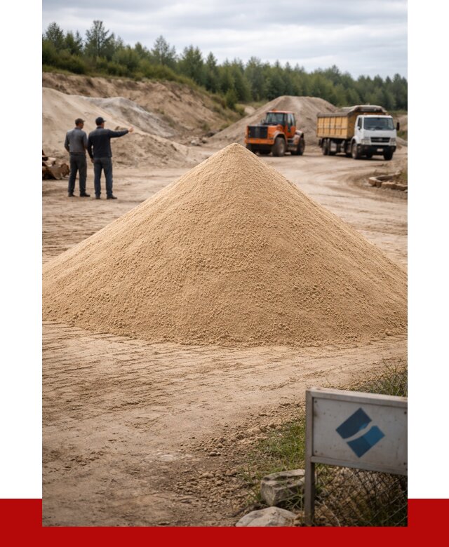 Карьерный песок навалом в Куйбышеве от 1866 р. | ПРОНЕРУДКбш