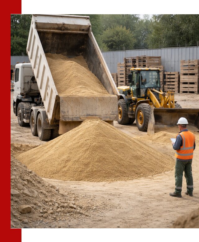 Доставка карьерного мелкозернистого песка в Куйбышеве