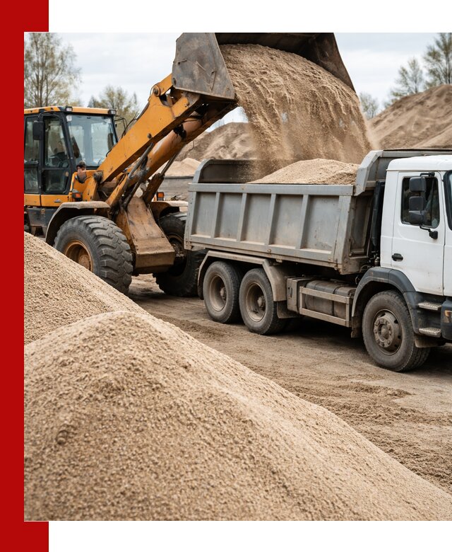 Доставка сеяного песка в Куйбышеве оптом и в розницу