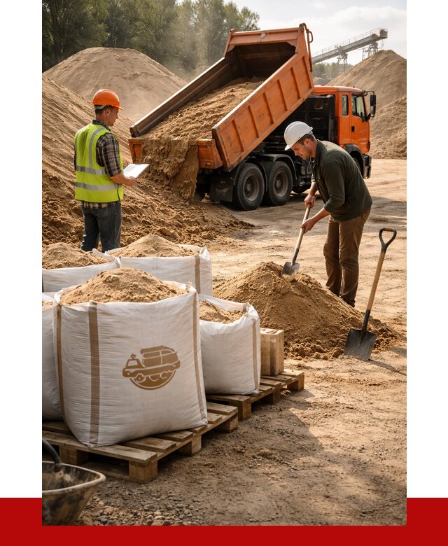 Строительный песок в Куйбышеве от 2281 р. с доставкой, ПРОНЕРУДКбш