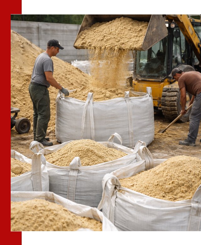 Поставка качественного песка для кладки в Куйбышеве