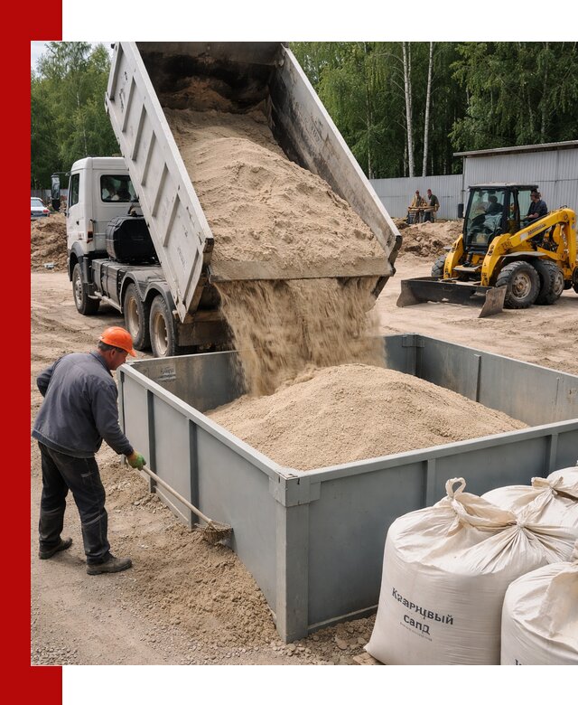 Кварцевый песок для фильтра в Куйбышеве — доставка и качество