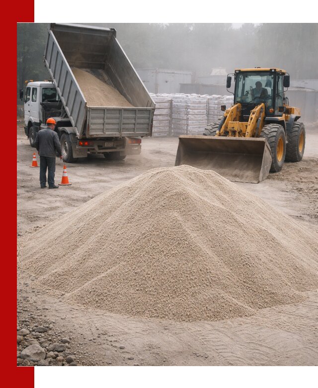 Кварцевый песок фракция 0–8 для стройработ в Куйбышеве