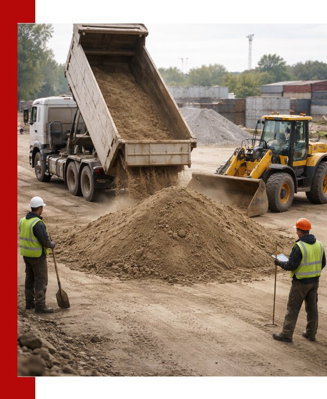 Доставка и продажа пескогрунта оптом и в розницу в Куйбышеве