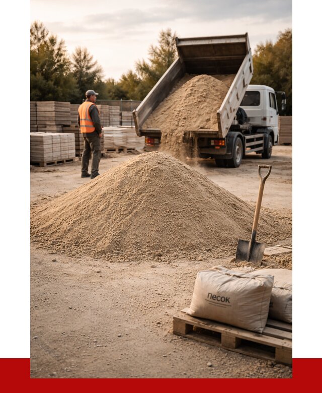 Купить сухой песок в Куйбышеве с доставкой от 2489 р. | ПРОНЕРУДКбш