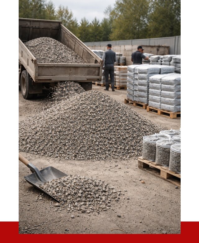 Гравий фракция 5-20 в Куйбышеве купить от 2385 р. ПРОНЕРУДКбш