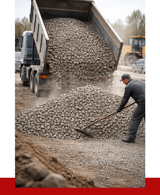 Гравий фракция 20-40 в Куйбышеве от 2592 р. доставка | ПРОНЕРУДКбш