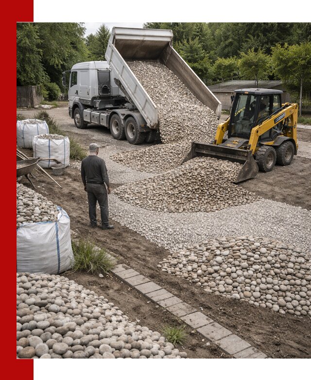 Доставка морской гальки оптом и в розницу в Куйбышеве