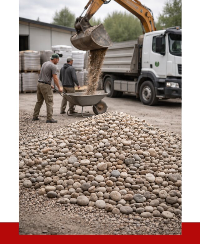 Галька декоративная в Куйбышеве от 3318 р. за куб | ПРОНЕРУДКбш