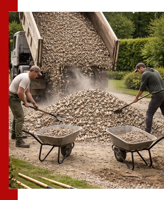 Доставка и продажа декоративной гальки в Куйбышеве