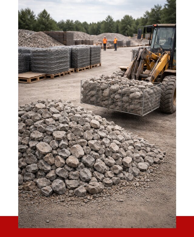 Камень для габионов фракция 70-150 в Куйбышеве от 4355 р. | ПРОНЕРУДКбш