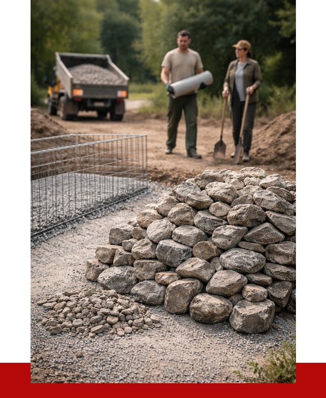 Камень для габионов фракция 100-200 в Куйбышеве от 4977 р. | ПРОНЕРУДКбш