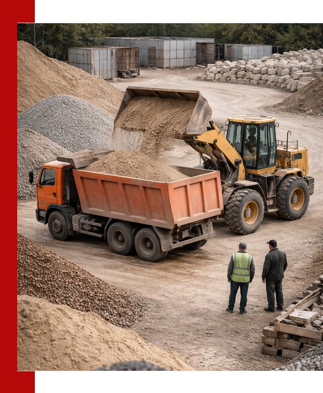 Доставка сыпучих смесей и смесей для стройки в Куйбышеве