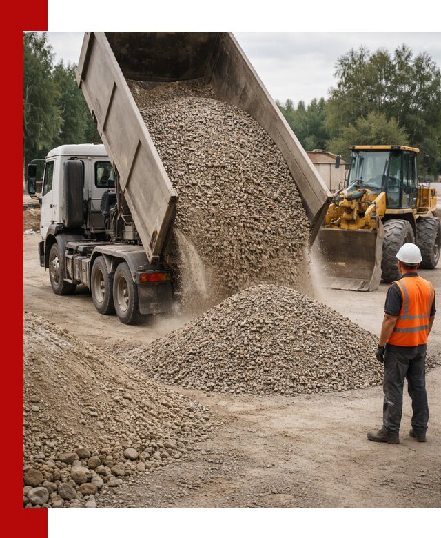 Доставка щпс в Куйбышеве — щебеночно-песчаная смесь под заборы и дорожки