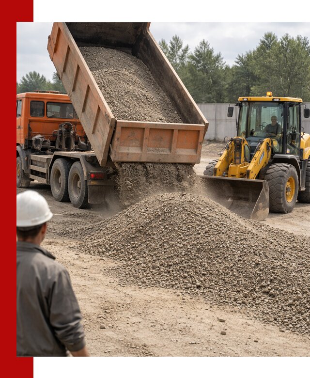 Доставка щпс С8 самосвалами в Куйбышеве от производителя