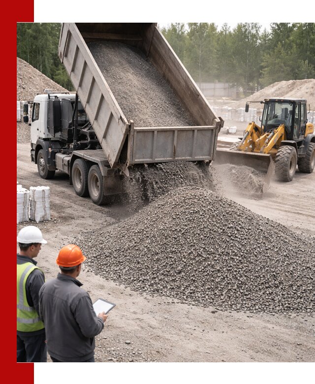 Доставка и продажа гранитного отсева 0-10 в Куйбышеве