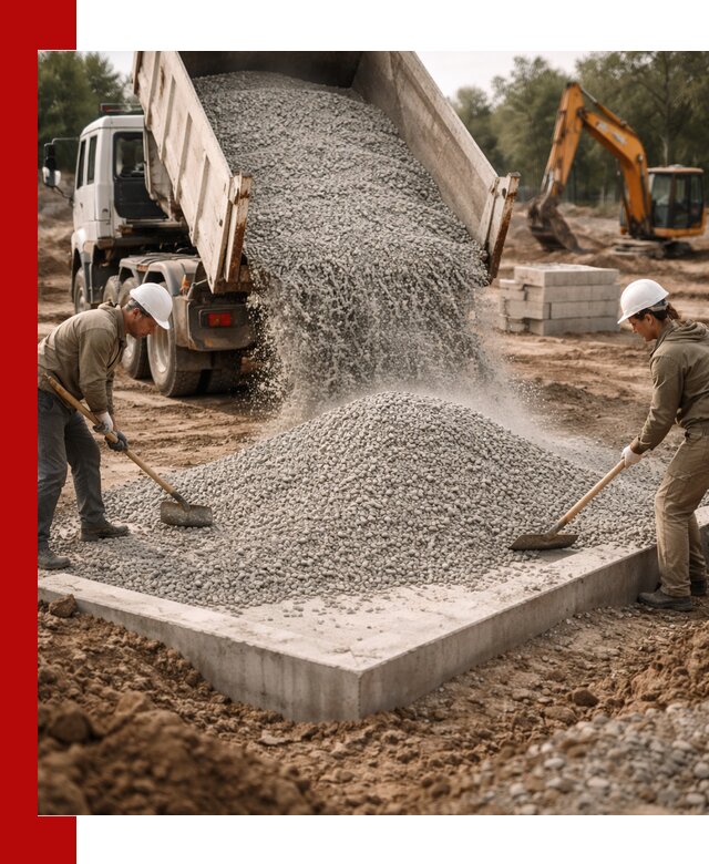 Доставка и продажа отсева для бетона в Куйбышеве