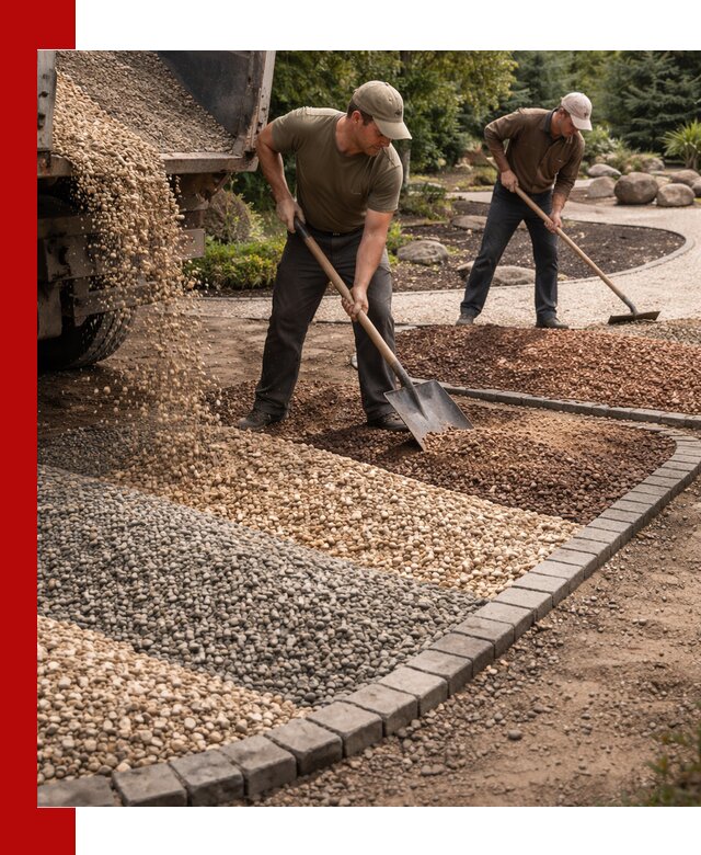 Декоративная крошка для ландшафта в Куйбышеве — продажа и доставка