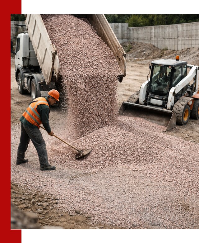 Крошка розовый гранит с доставкой в Куйбышеве от производителя