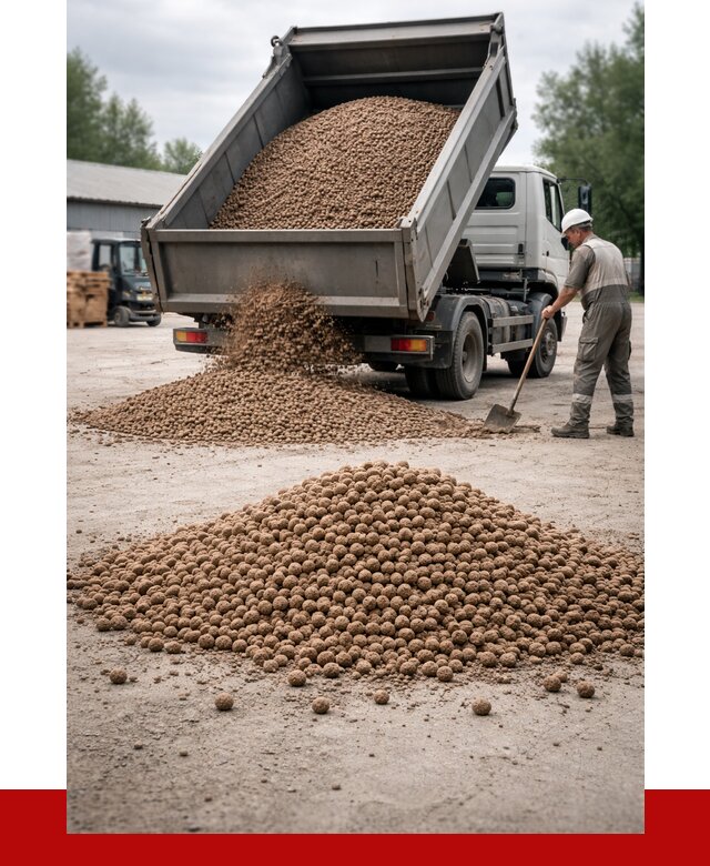 Керамзит с доставкой в Куйбышеве от 4355 р. за м3 | ПРОНЕРУДКбш