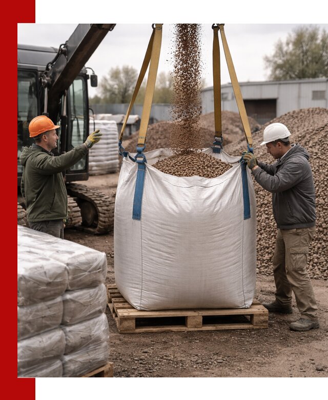 Керамзит в биг-бегах с доставкой в Куйбышеве