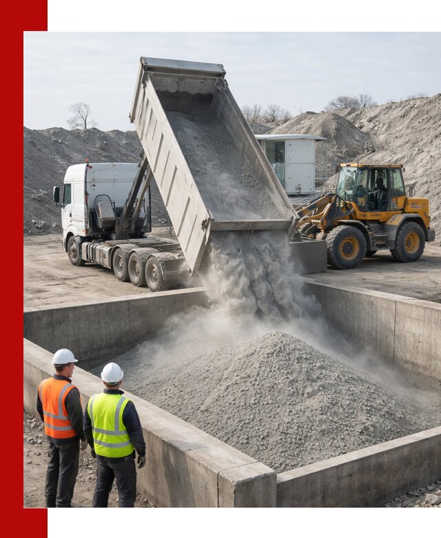 Доставка цемента навалом в Куйбышеве крупными партиями