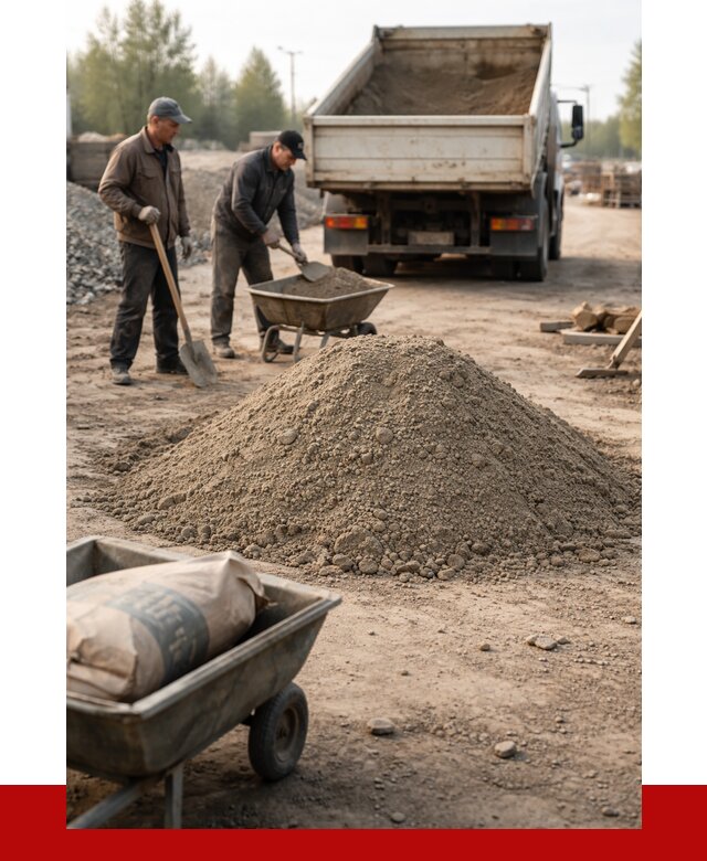 Цементно-песчаная смесь М150 в Куйбышеве от 4873 р. | ПРОНЕРУДКбш