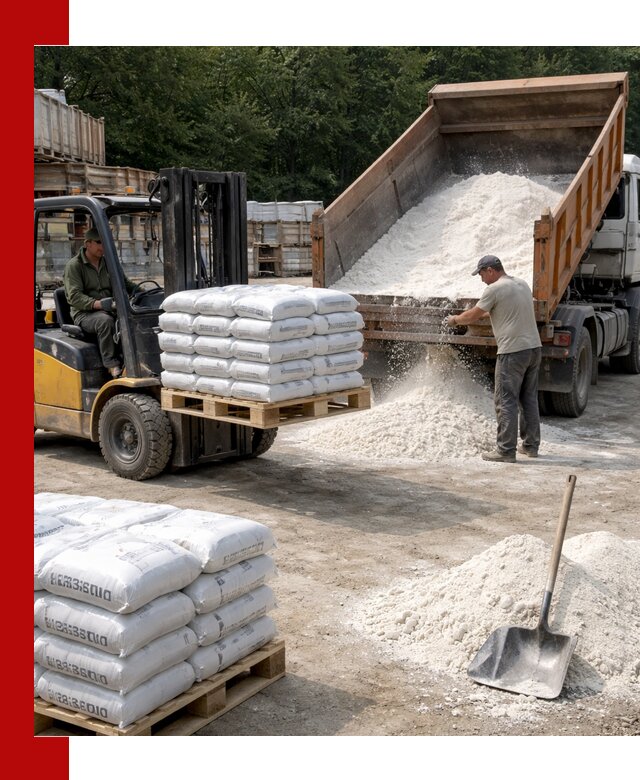 Доставка строительной извести оптом и в розницу в Куйбышеве