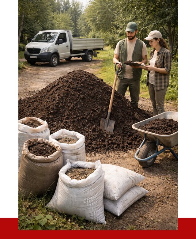 Купить грунт с доставкой в Куйбышеве от 4666 р. за м3 | ПРОНЕРУДКбш