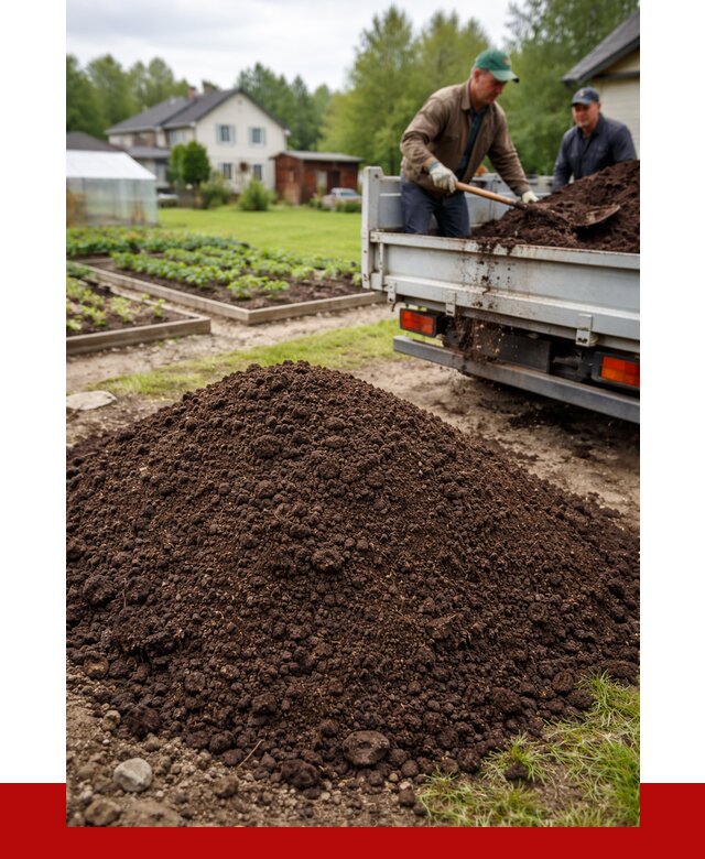 Плодородный грунт в Куйбышеве с доставкой от 4355 р. | ПРОНЕРУДКбш